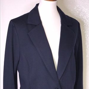 41 HAWTHORN Navy Benson Blazer Size XXL Ruched